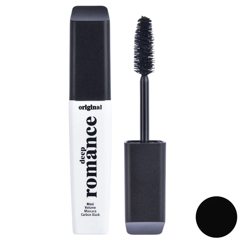 ریمل دیپ رومنس مشکی اصل مدل Maxi Volume Carbon Black حجم ۱۳ میلی‌لیتر ساخت آلمان